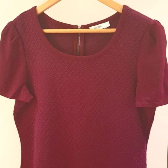RICKI's NEW Gorgeous Mulberry Blouse Short Sleeve with  Back Zip * Large … - Picture 5 of 16